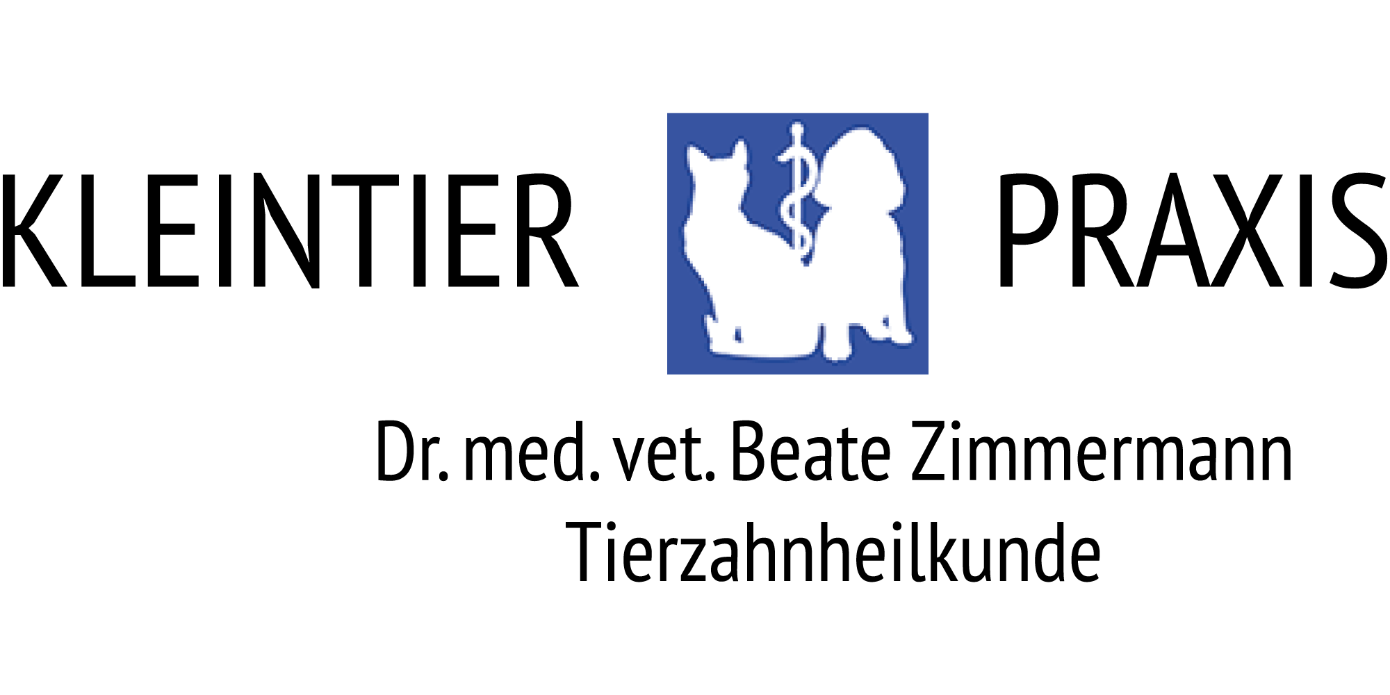 Logo der Kleintierpraxis Dr. Zimmermann in Bad Homburg – Vertrauen und Tiergesundheit.